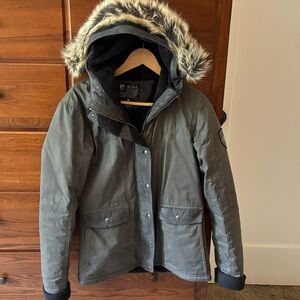 Kuhl Gray Jacket with removable  Faux Fur Trim